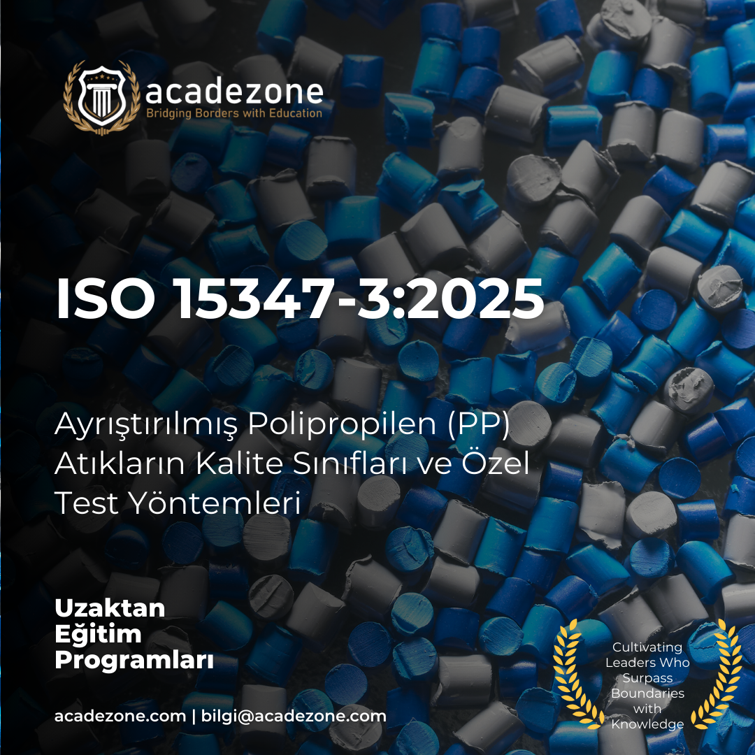 ISO 15347-3:2025 - PP atıkları Kalite Sınıfları Ve Test Yöntemleri